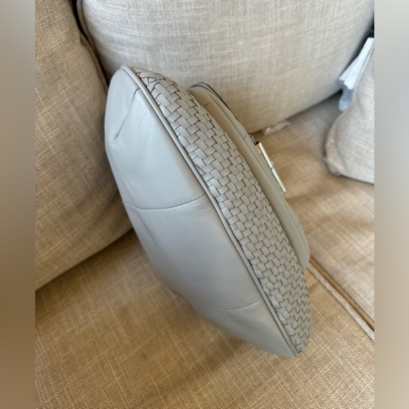 Coach Kristen Hobo shoulder bag woven leather like new - Picture 8 of 17